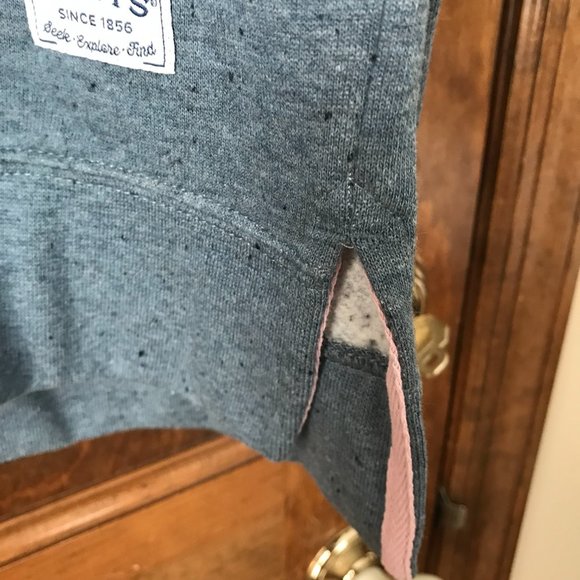 NWOT Orvis Blue Marl Crewneck Tunic-Style Sweatshirt X-Large - Picture 2 of 15